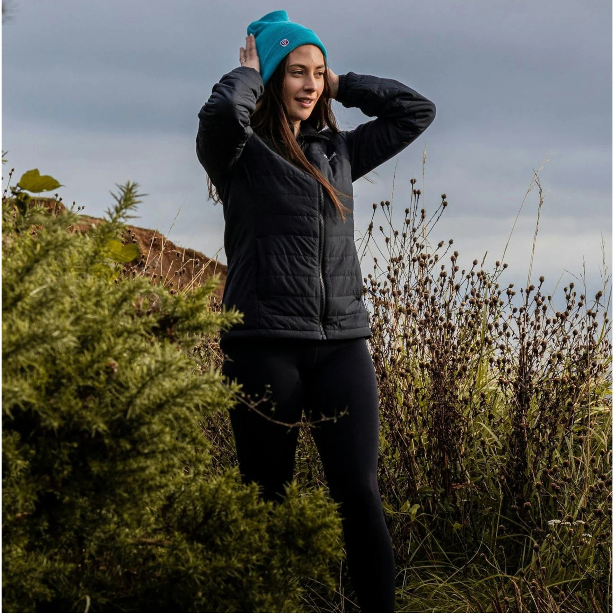 2026 Dryrobe Womens Mid Layer Packable Jacket W100-JCKT - Black